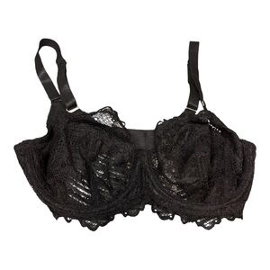 Primark Black Lace Full-Coverage Bra